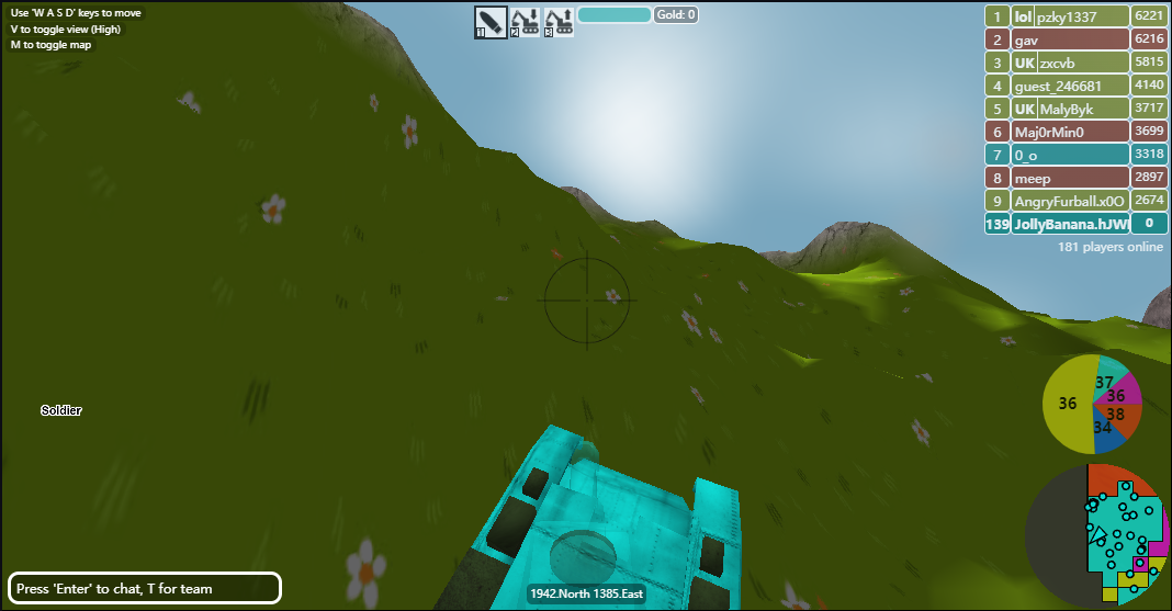 Tanks 3D 战斗场景2